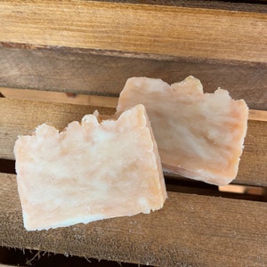 Lemongrass Soap- made with beeswax and honey- Lemongrass Bar Soap - Palm Free Soap