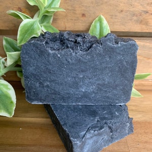Charcoal Tea Tree Soap- With Beeswax and Honey Soap - Palm Free Soap