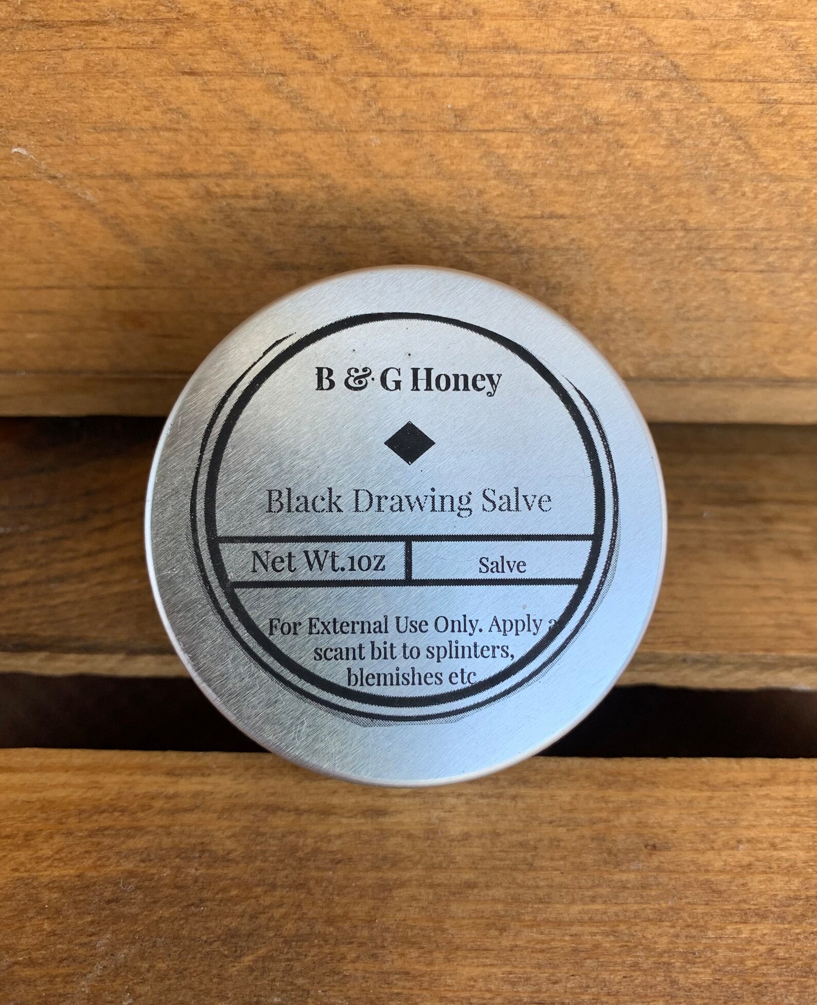Black Drawing Salve Splinter Salve Sliver Salve Stinger Etsy