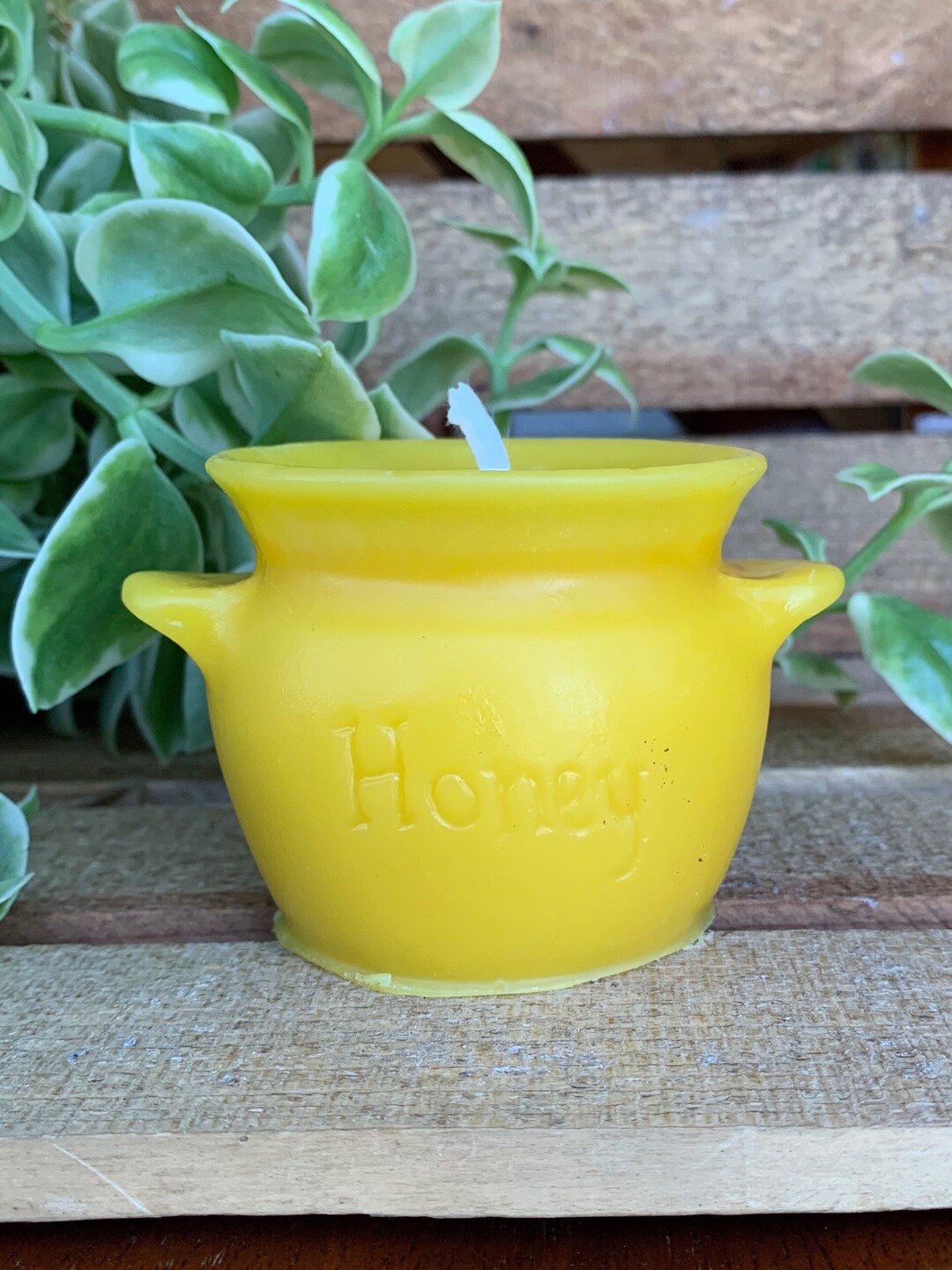 Honey Jar Candle Honey Pot Candle Etsy