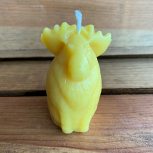 Moose Beeswax Candle