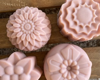 Peony Brine Soap Bar- Palm Free Soap- Milky Soap Bar- Salt Soap Bar