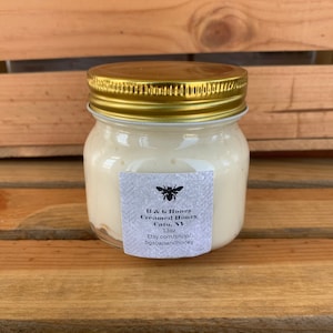 13oz Raw Creamed Honey- Creamed Honey- Whipped Honey- Honey Butter- Wildflower Honey- New York Honey- Infused Honey