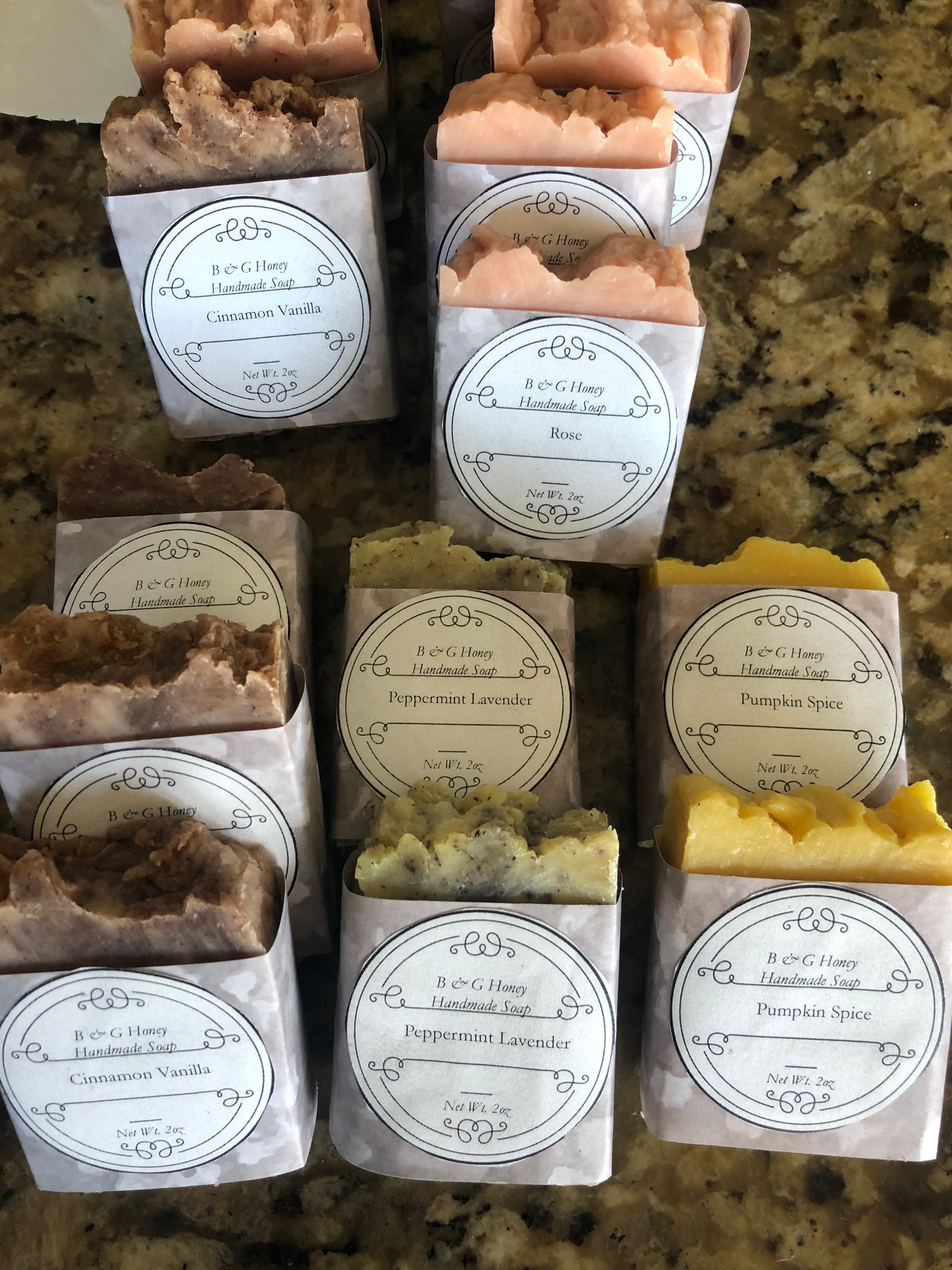 Sample Size Soap 10 Small Bars of Soap Small Gifts Wedding Etsy