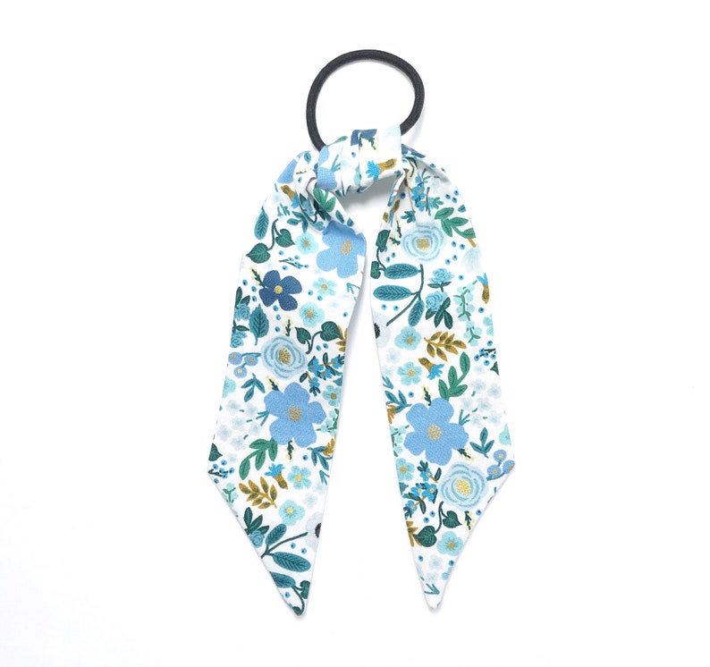 Rifle Paper Co Garden Party Fabric Pony Tail Scarf