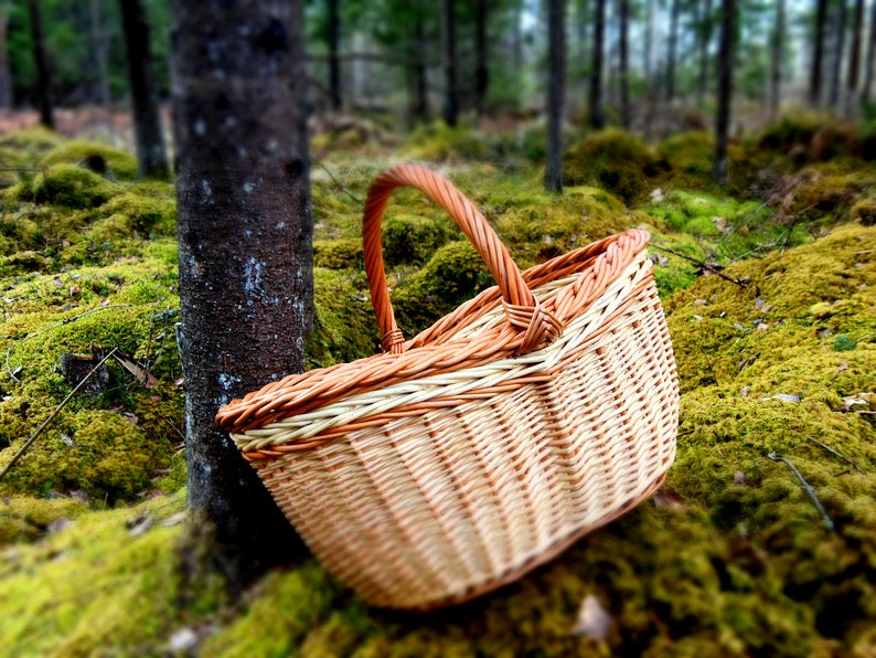 Basket Purse Wicker Purse Willow Purse Small Basket Purse Etsy