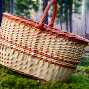 Imitation Rattan Basket Gift Empty Heart Woven Picnic Cheap Easter Candy  Baskets Storage Wine Egg for Gathering Wedding