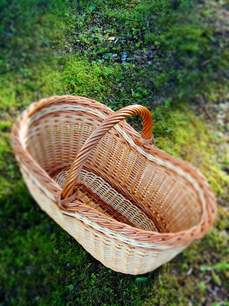 Basket Purse, Wicker Purse, Willow Purse, Small Basket Purse, Small