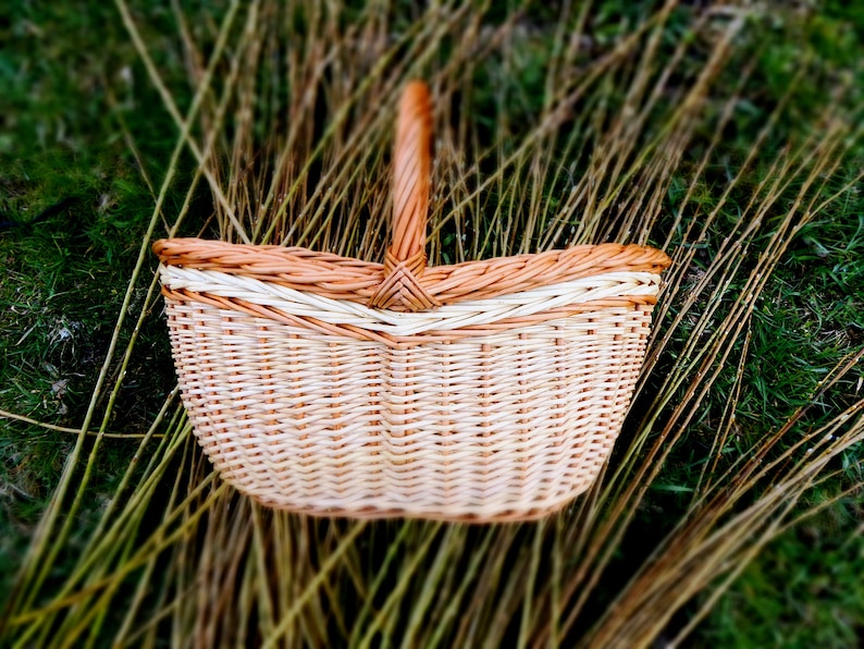 Basket Purse Wicker Purse Willow Purse Small Basket Purse Etsy