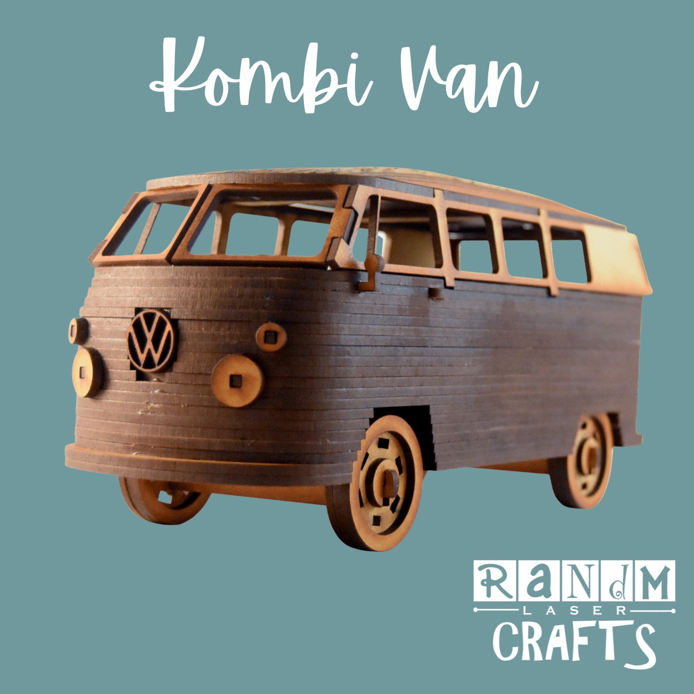 VW Kombi Van MDF DIY 3D Puzzle Model Kit - Etsy