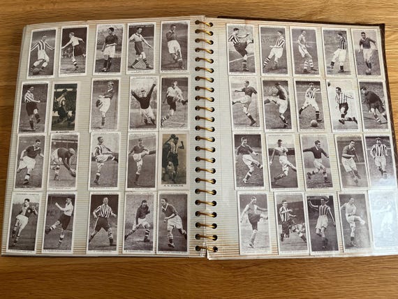 Vintage Album Filled With 400+ Old Cigarette Cards Mixed Themes.