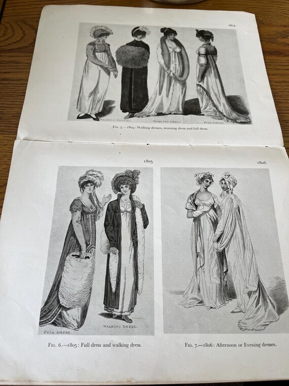 Costume Illustration The Ninetenth Century By James Laver 1947, With 100 Vintage Costume Illustrations.