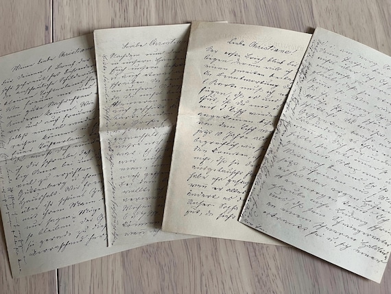 Collection Of Early German Letters Dating To around 1910.