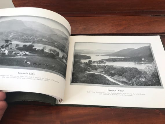 The English Lake Land Large Vintage Album Of Views 1925