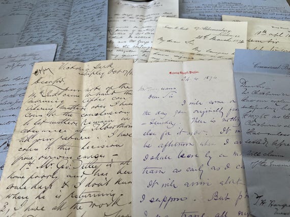 Victorian Letters Collection x 10