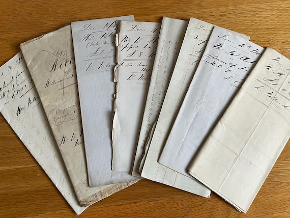Collection Of Victorian Letters/Documents.