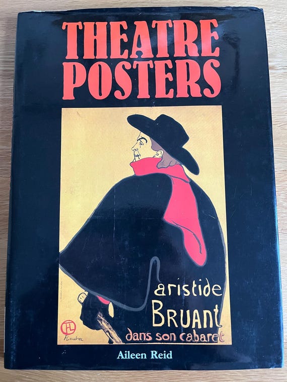 Theatre Posters By Aileen Reid, A Collection Of Large Full Page Vintage Theatre Posters.