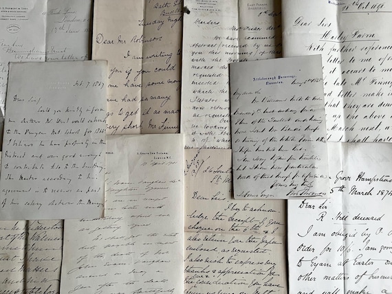 Vintage Handwritten Letters Collection Victorian / Edwardian.
