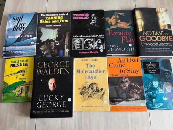 Collection Of 10 Vintage 1st Edition Books.