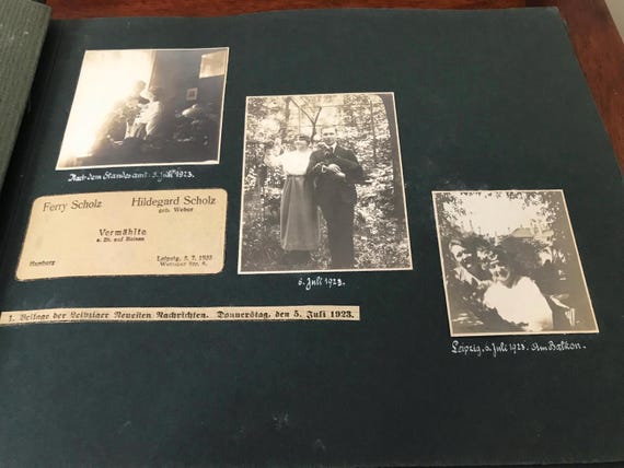1920’s German Photograph Album 90 Interesting Photographs.