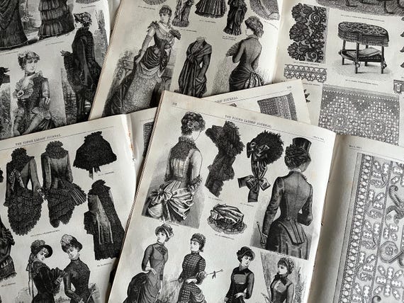 Collection Of 1882 The Young Ladies Journal Editions,