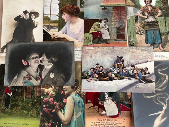 Collection Of Vintage Mixed Postcards.