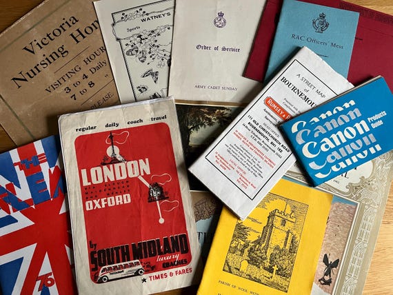 Vintage Booklet / Brochure Collection.