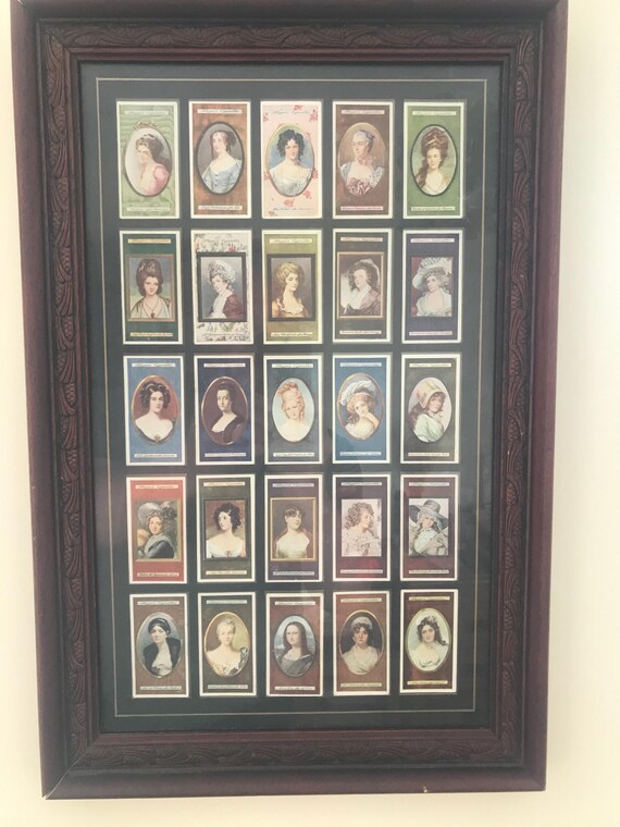 Framed Set Of John Player & Sons Miniatures Full Set Of 25 (1916).