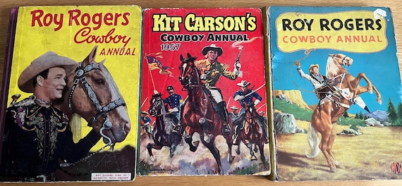 Vintage 1950s  Cowboy Annuals Collection.