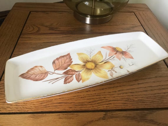 Vintage Signed Carltoware Trinket Dish, Handpainted By Jean F Hamilton.
