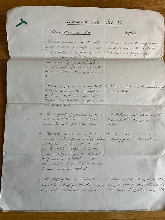 Large 4 Paged Victorian Handwritten Document Requisions On Title.