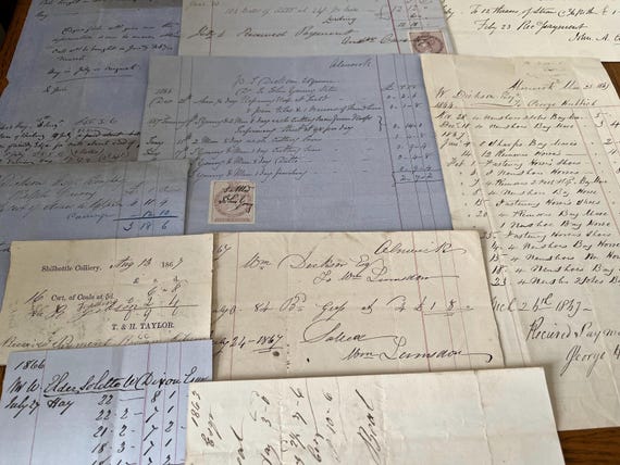Collection Of Alnwick Related Victorian Ephemera.