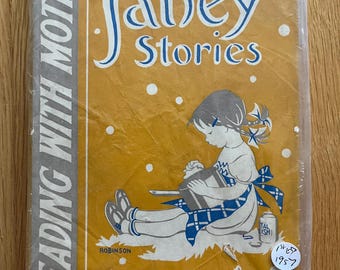 Rare 1957 First Edition, More Janey Stories By Irene Pearl, Rare To Find With Dust Cover But In Aged Condition.