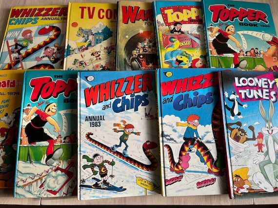 Collection Of Vintage Comic Annuals 60/70/80/90s.