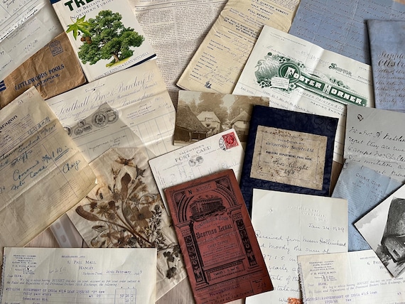 Vintage Ephemera Clear Out Collection. Ideal For Craft use