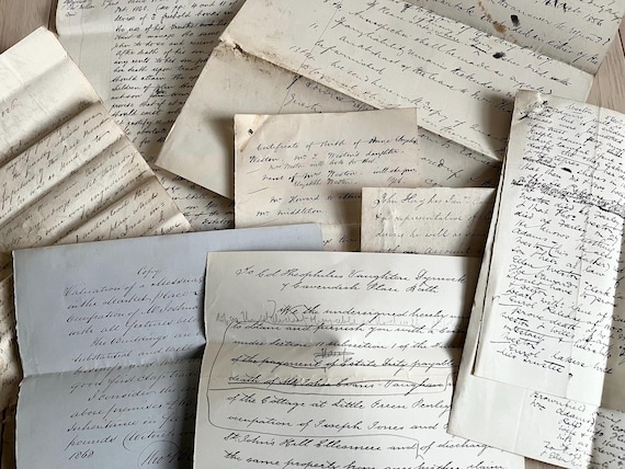 Vintage Handwritten Letters/Documents.