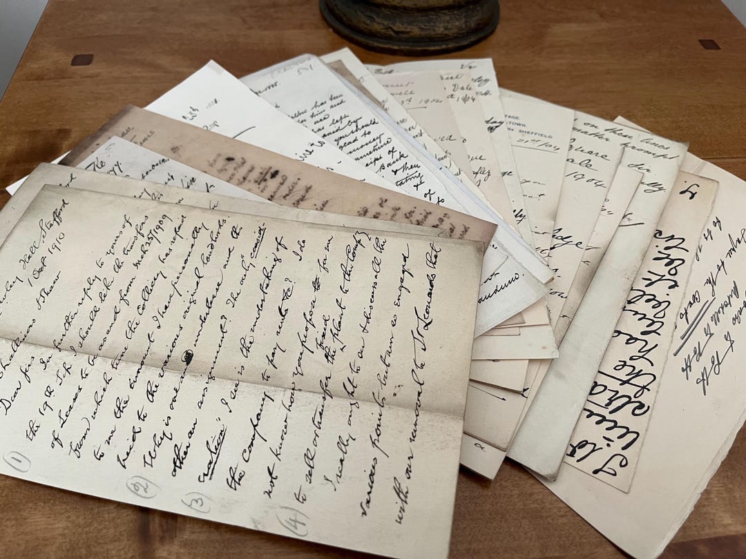 Vintage Letter Collection Mostly Business Related, 20 Letters in Total ...