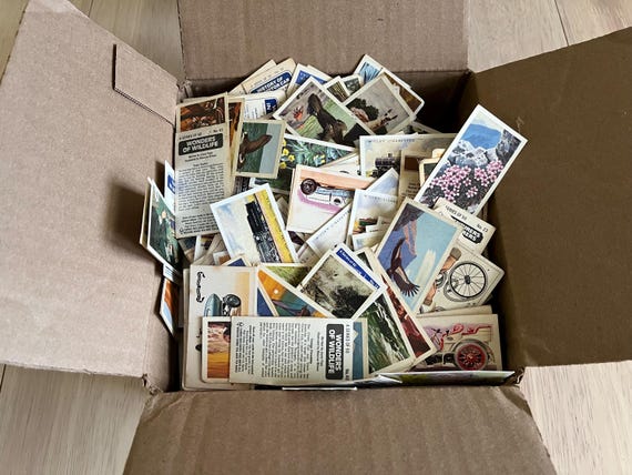 500+ Vintage Themed Tea Cards.