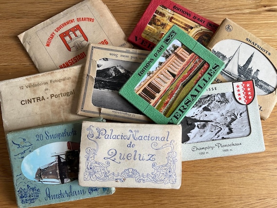 Vintage European Souvenir Photograph Packs Collection.