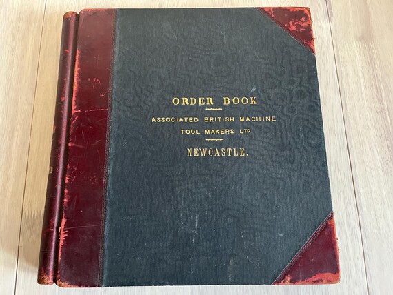 Large Associated British Machine Tool Makers Ltd Newcastle Unused Ledger.