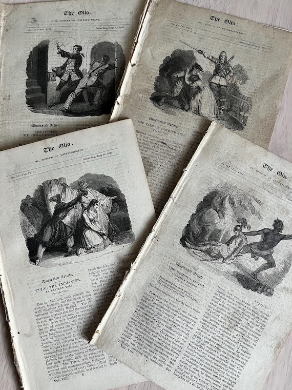 Collection Of Vintage 1831 The Olio Publications.