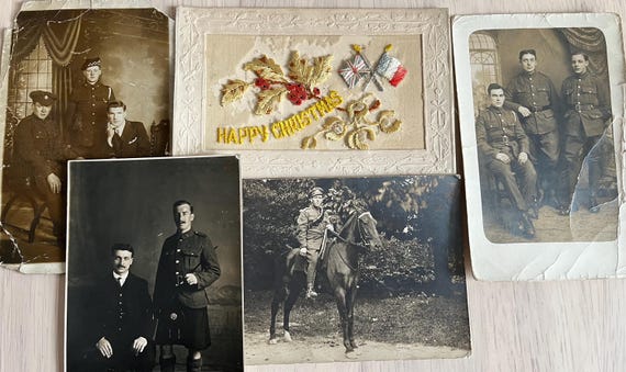 Vintage WW1 Period Photograph Collection.