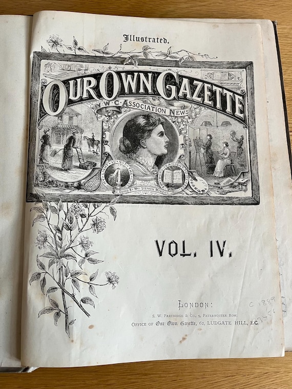 Victorian Our Own Gazette Collection Of Monthly  Periodicals Vol IV 1887.