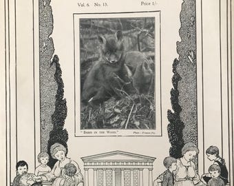Zeldzaam kinderspeelgoed uit 1929 met leeuwen en sprookjes.