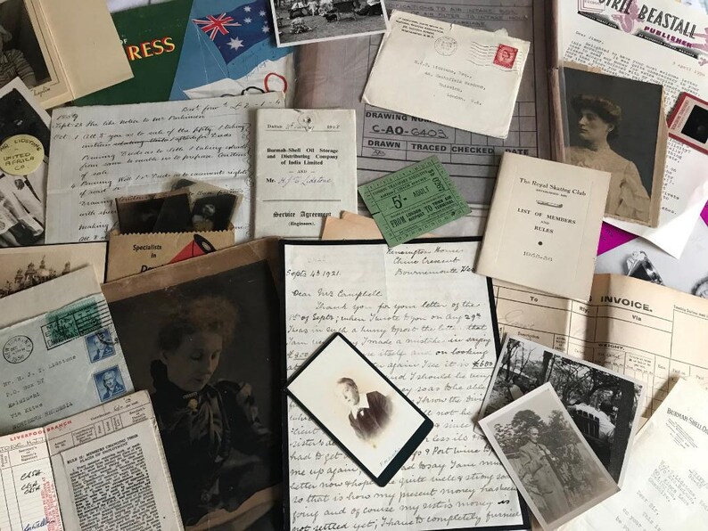 Vintage Ephemera Pack Victorian to 1950'S. Etsy