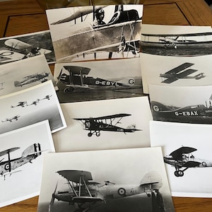 Collection  Of Vintage WW1 Era  Aeroplanes.