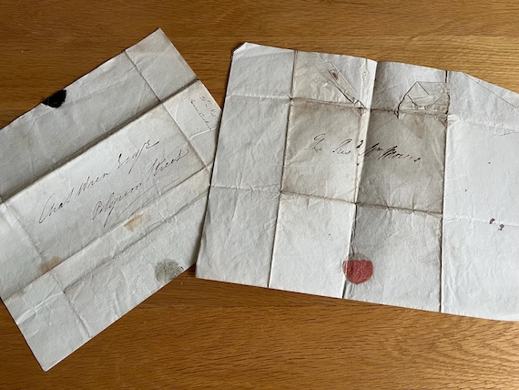 Vintage  Letters From The Late 1700s.