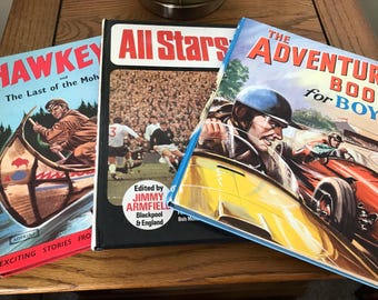 Vintage jongensboekencollectie.