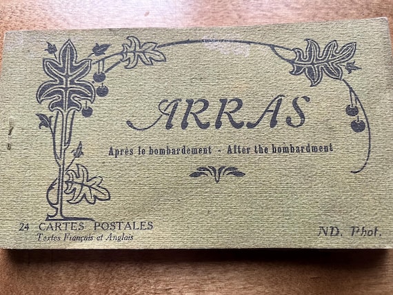 ARRAS After The Bombardment 24 Vintage 24 Postcards.