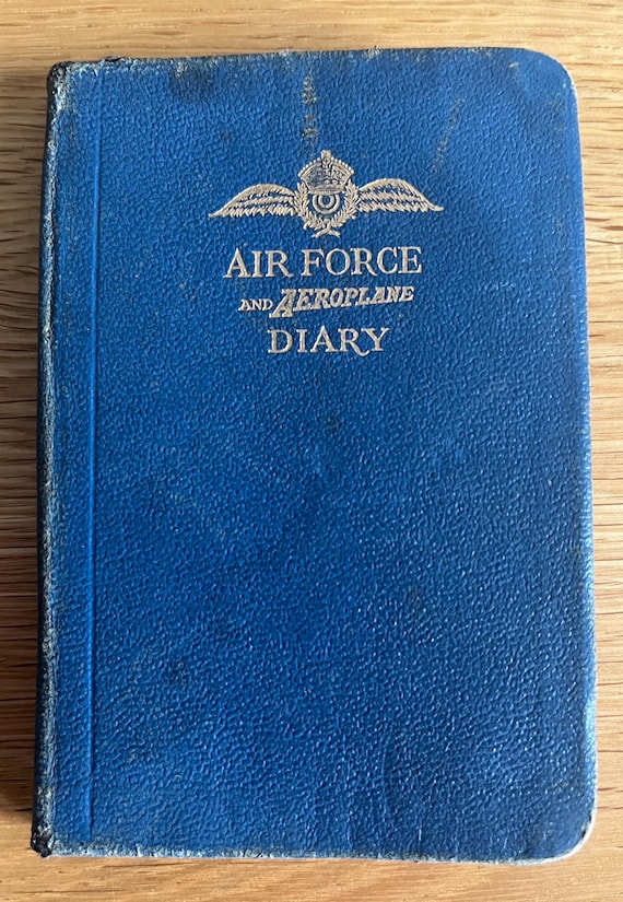 1947 Vintage Air Force Man’s Diary All Pages Filled.